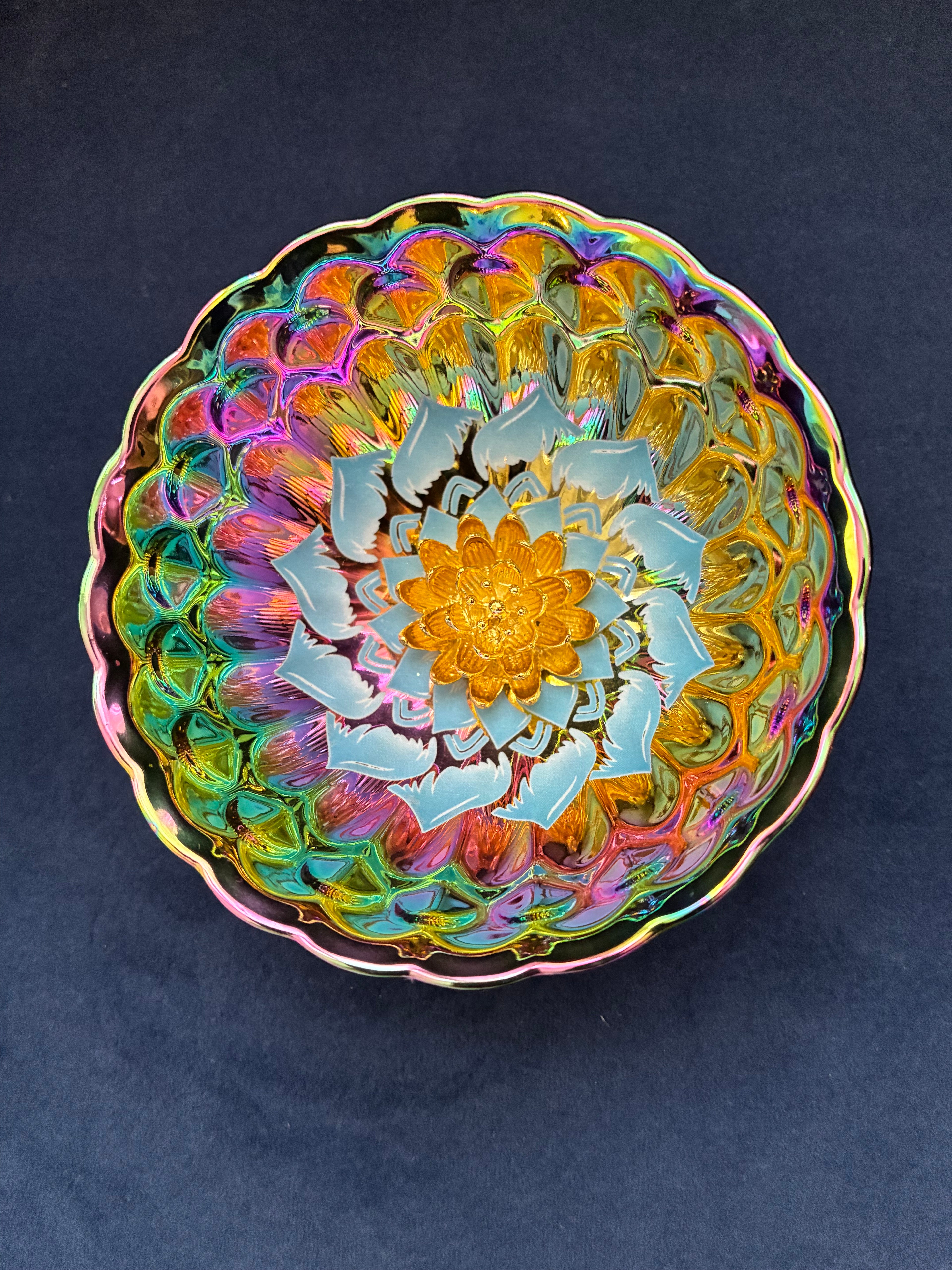 Prismatic Lotus Teacup