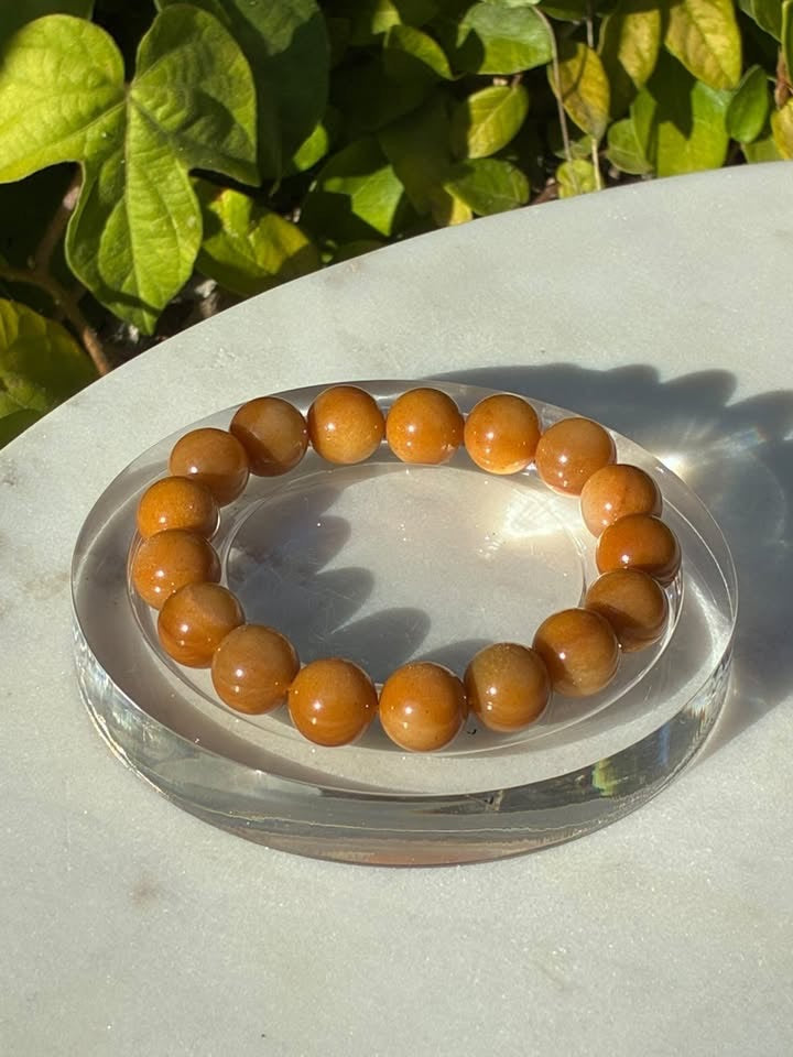 Golden Silk Jade Bracelet