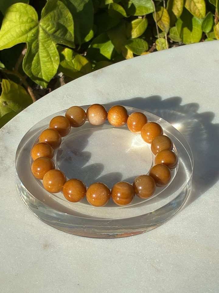 Golden Silk Jade Bracelet