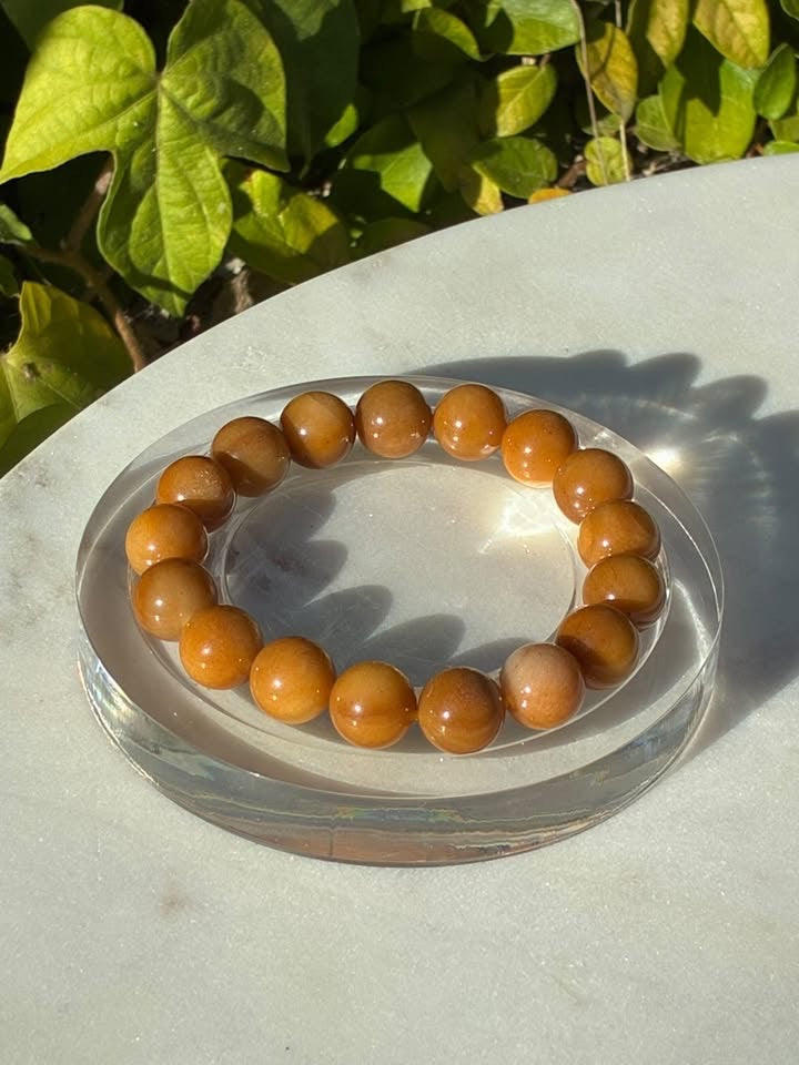 Golden Silk Jade Bracelet