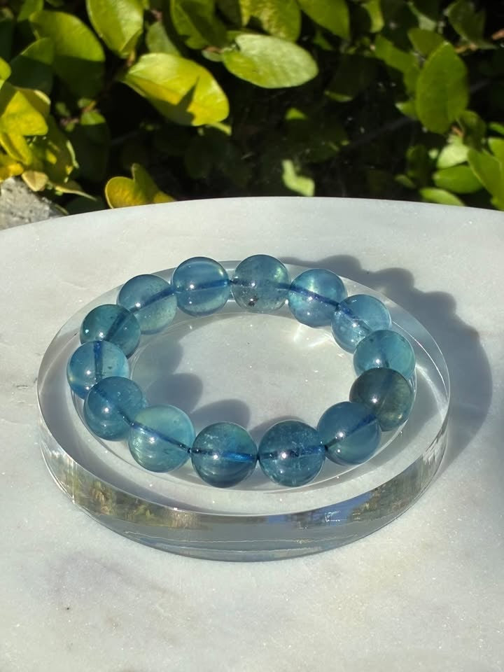 Mica Aquamarine Bracelet