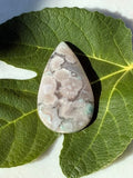 Carved Cherry Blossom Agate Pendant