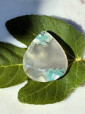 Carved Cherry Blossom Agate Pendant