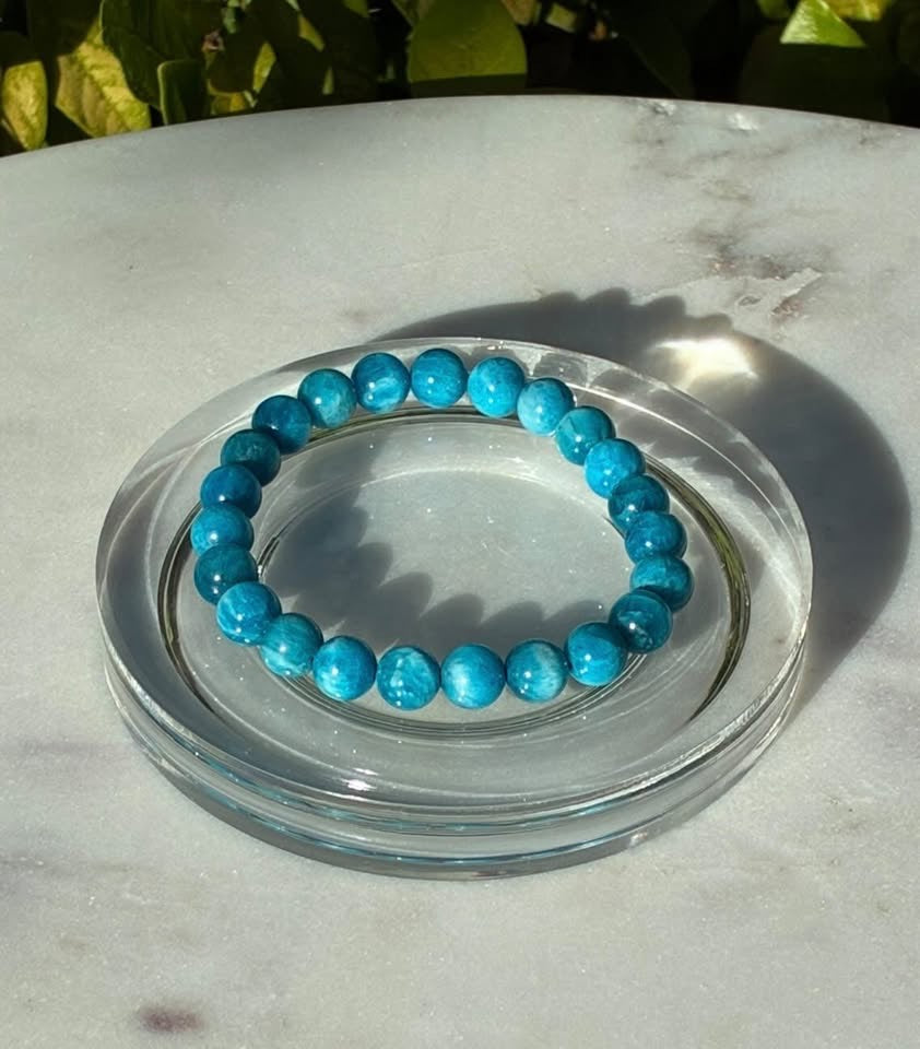Blue Apatite Bracelet