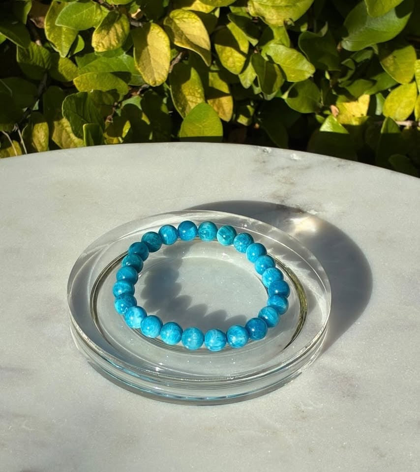 Blue Apatite Bracelet