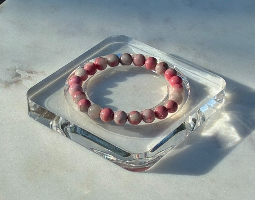Natural Sukura Rhodonite Bracelet