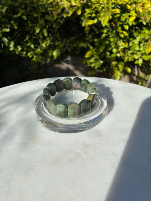 African Blood Stone Soft Bangle