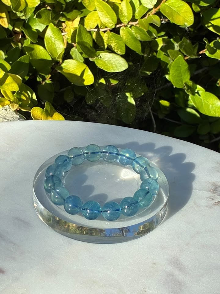 Icy Aquamarine Bracelet