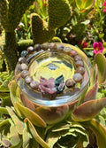 Ocean Jasper & Fox Charm Bracelet
