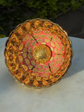 Golden & Red  Handmade Porcelain Jianzhan Teacup