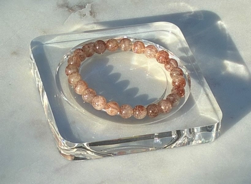 Golden Stawberry Quartz Bracelet