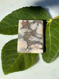Carved Cherry Blossom Agate Pendant