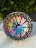 Rainbow Blue & Pink  Handmade Porcelain Jianzhan Teacup