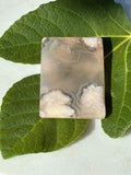 Carved Cherry Blossom Agate Pendant