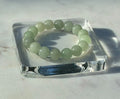 Natural Pale Green Tree Jade Bracelet