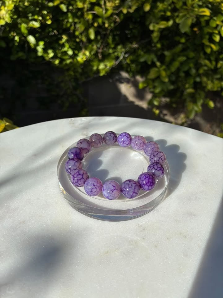 Purple Dragon Lace Agate