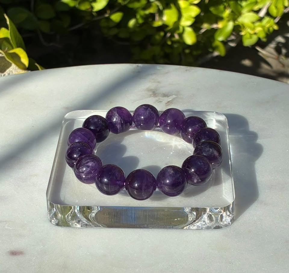 Natural Uruguayan Amethyst Bracelet