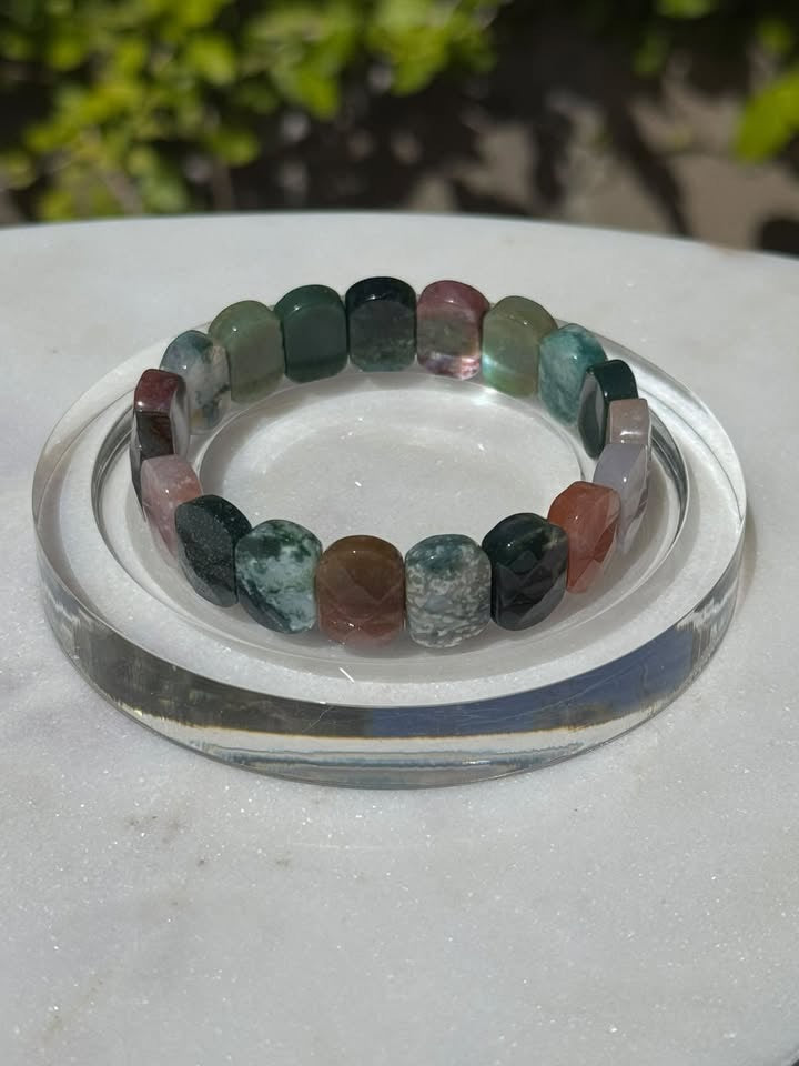 Fancy Agate Soft Bangle