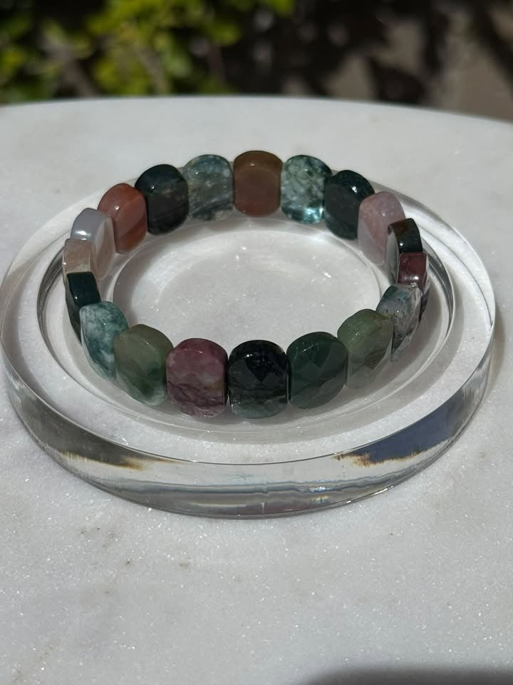 Fancy Agate Soft Bangle