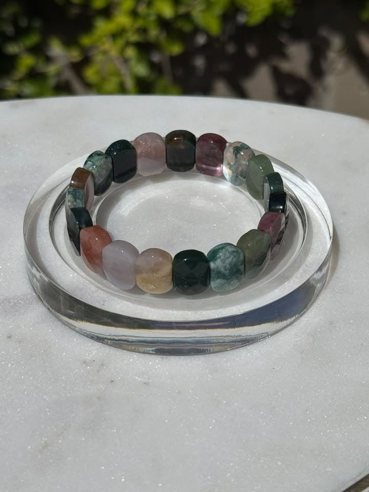 Fancy Agate Soft Bangle