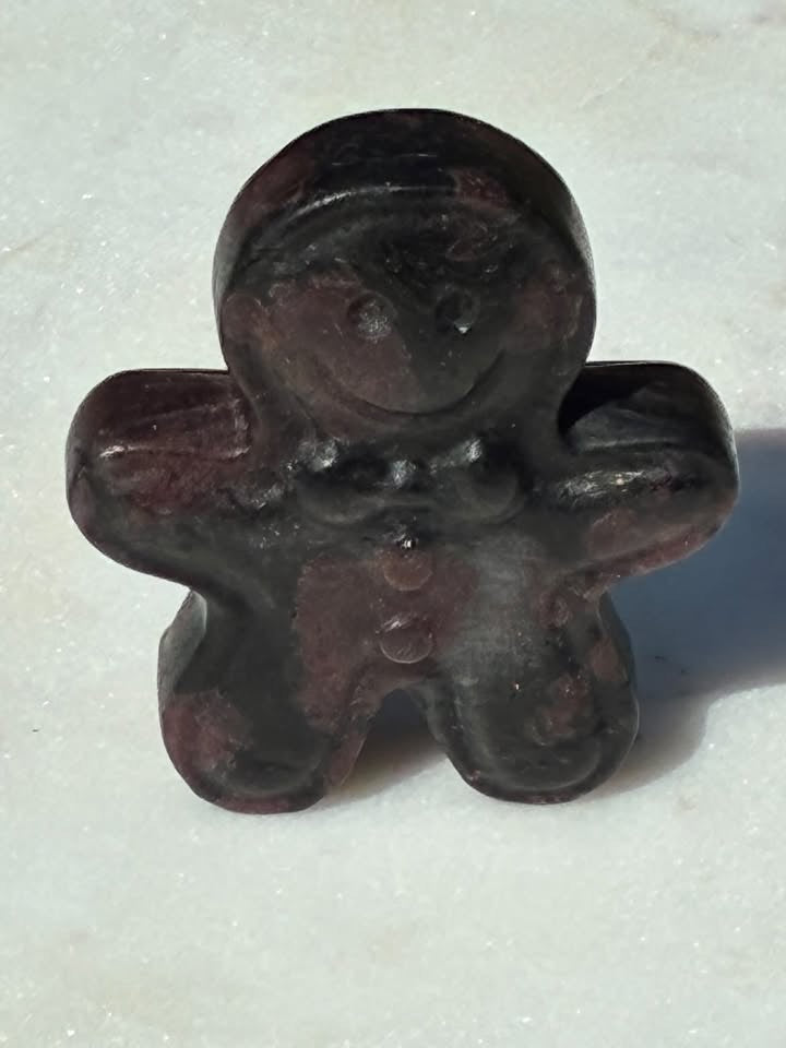 Garnet Hand-Carved Gingerbread Man