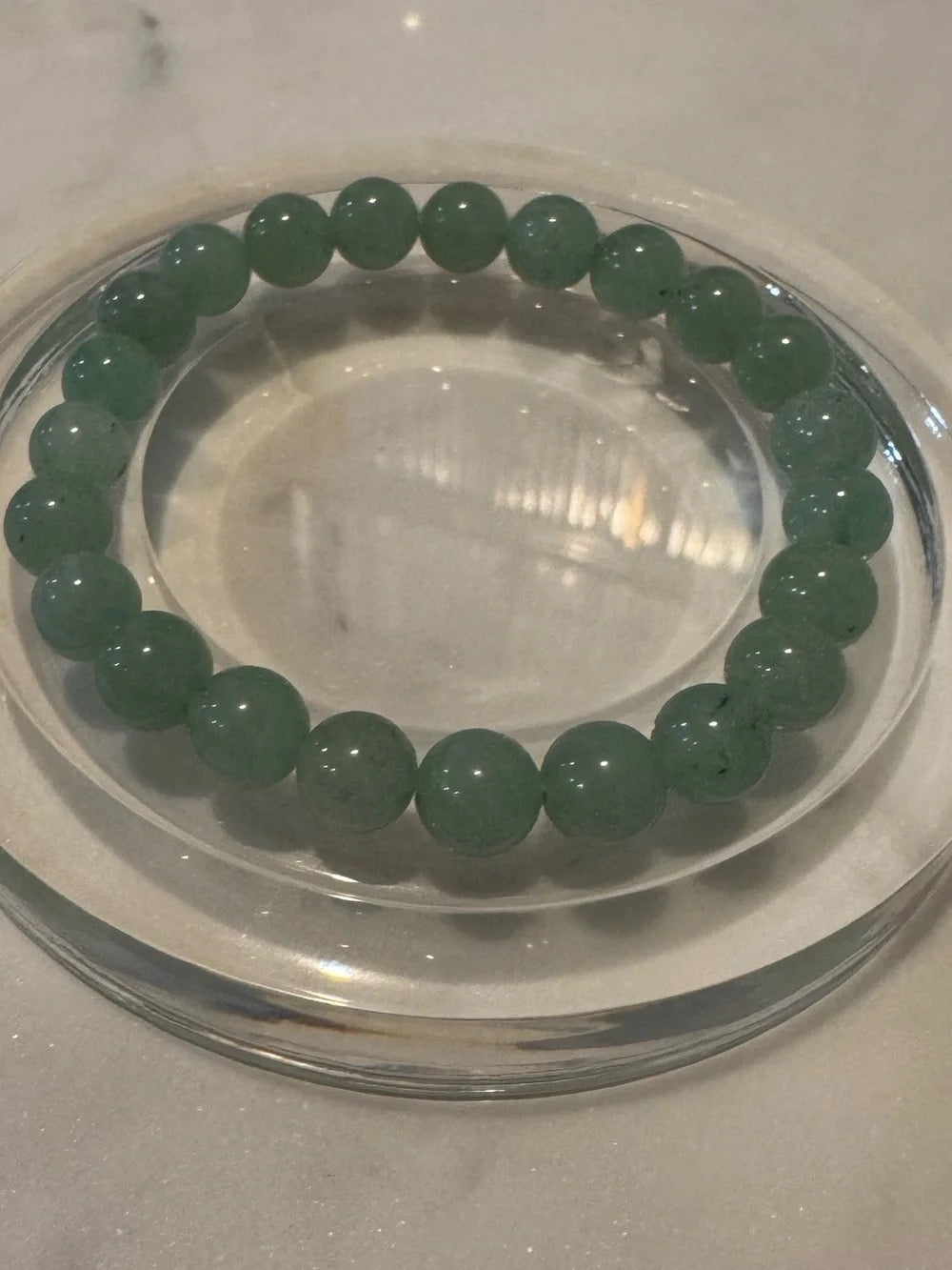 Green Aventurine Beaded Stretchy Bracelet