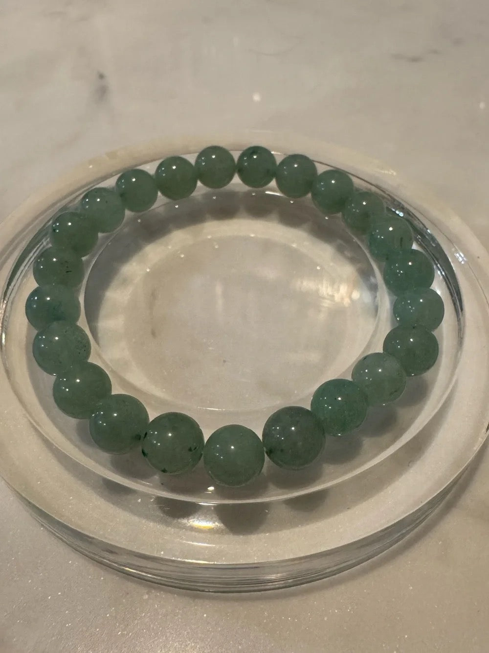 Green Aventurine Beaded Stretchy Bracelet
