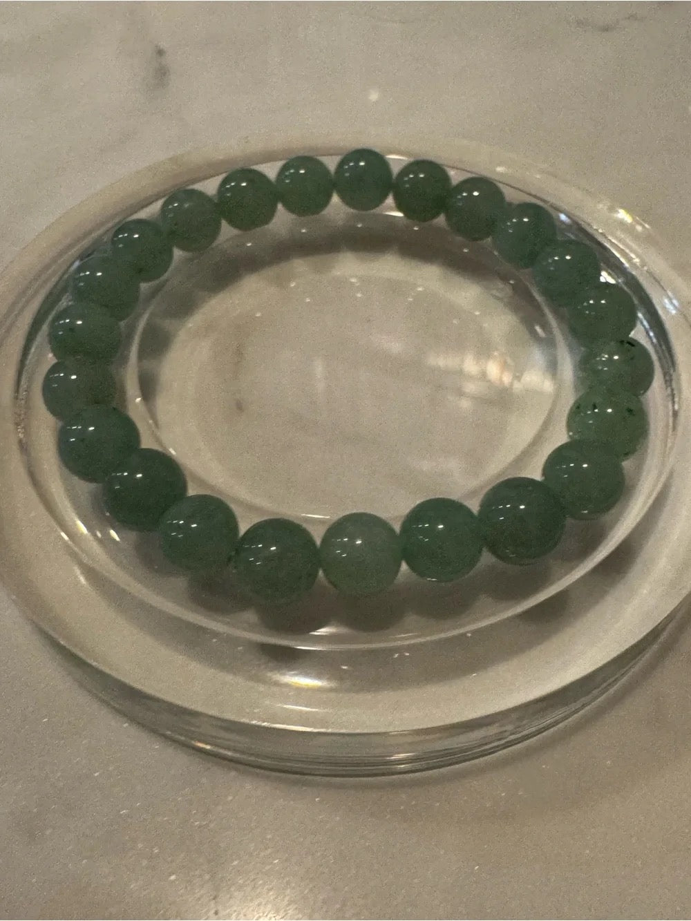 Green Aventurine Beaded Stretchy Bracelet