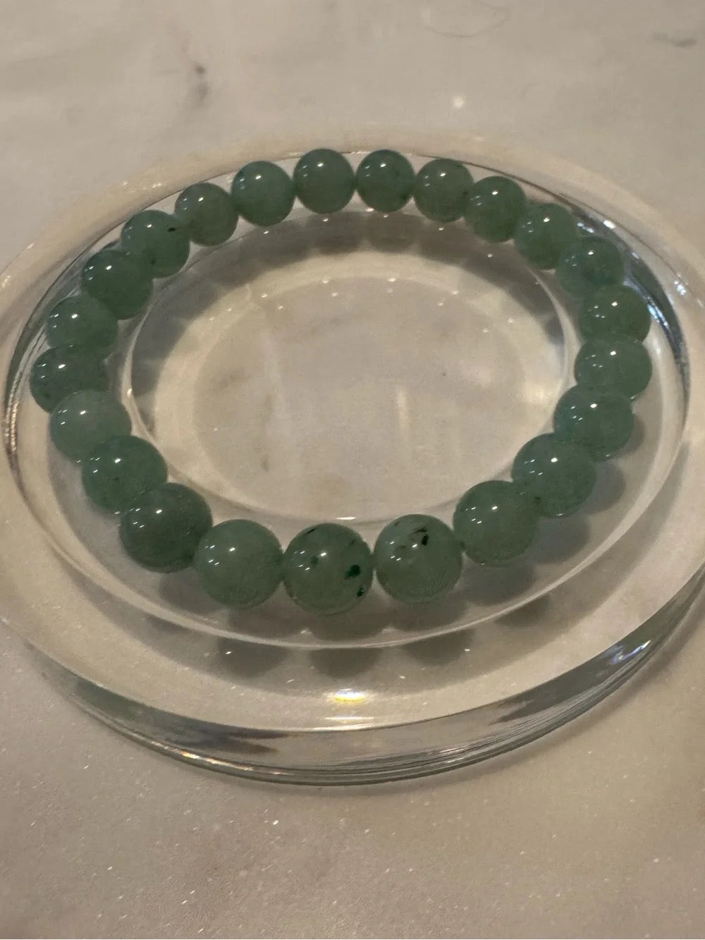 Green Aventurine Beaded Stretchy Bracelet