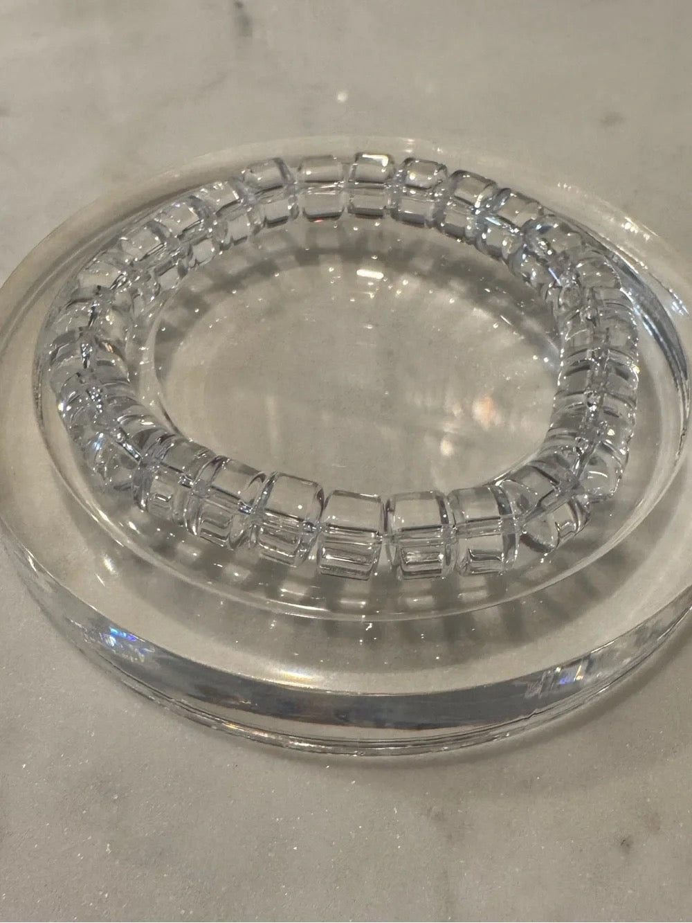 Rock Crystal Quartz Stretchy Bracelet
