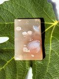 Carved Cherry Blossom Agate Pendant