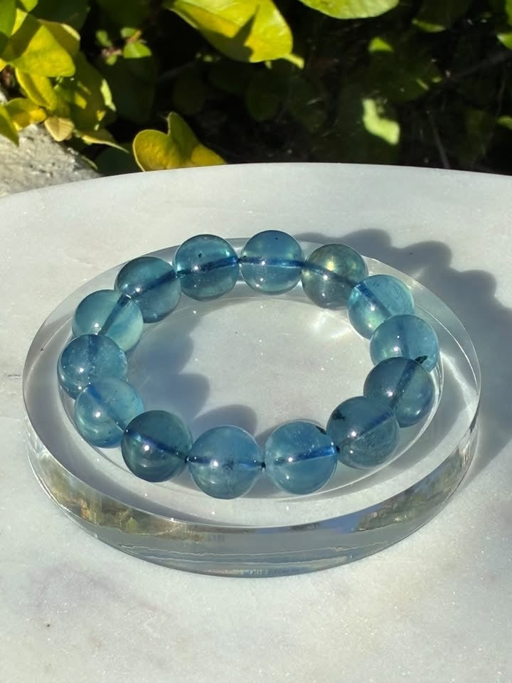 Mica Aquamarine Bracelet